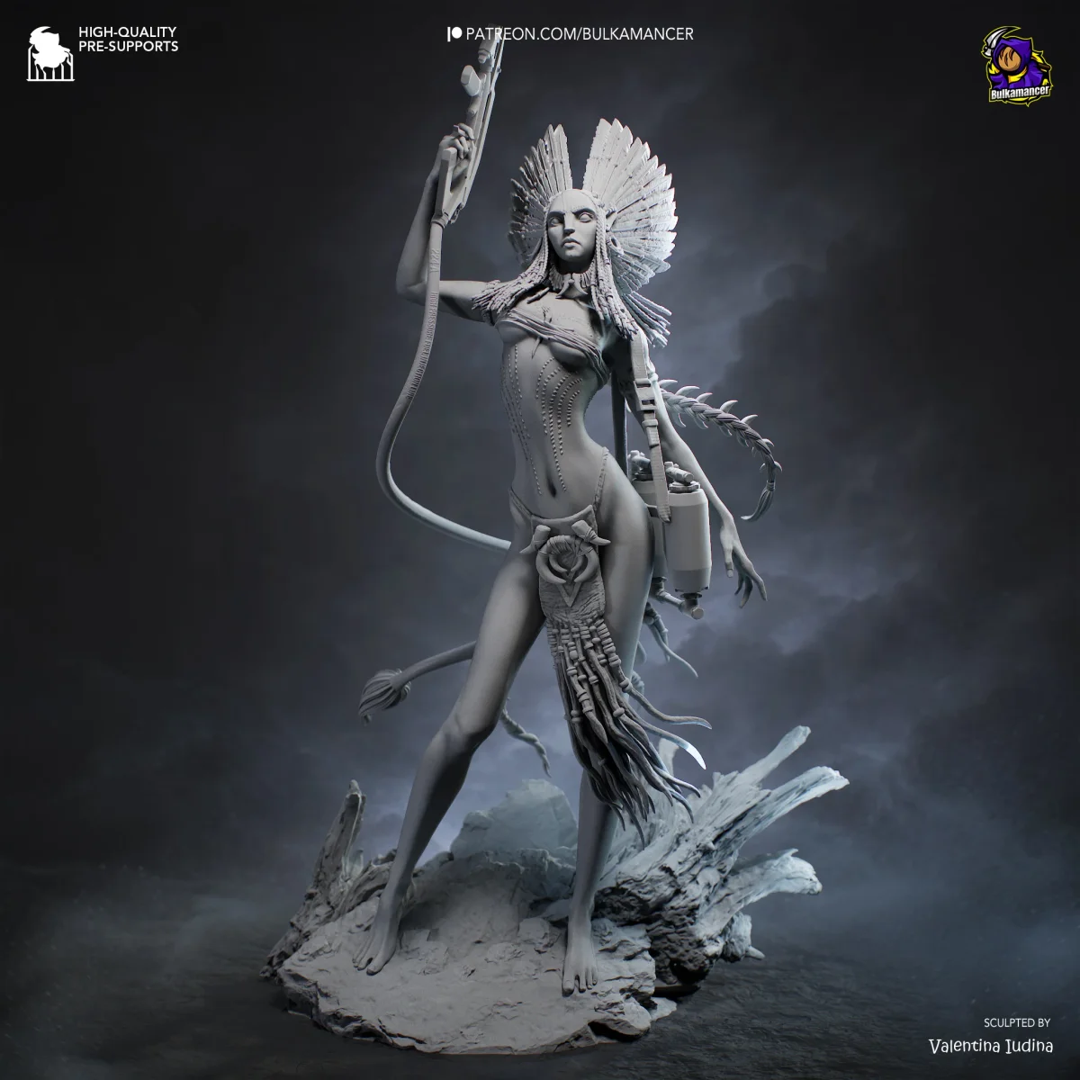 Varang | Fan Art | 3D Printed Resin Model Garage Kit | *Un-Painted* | Bulkamancer 4