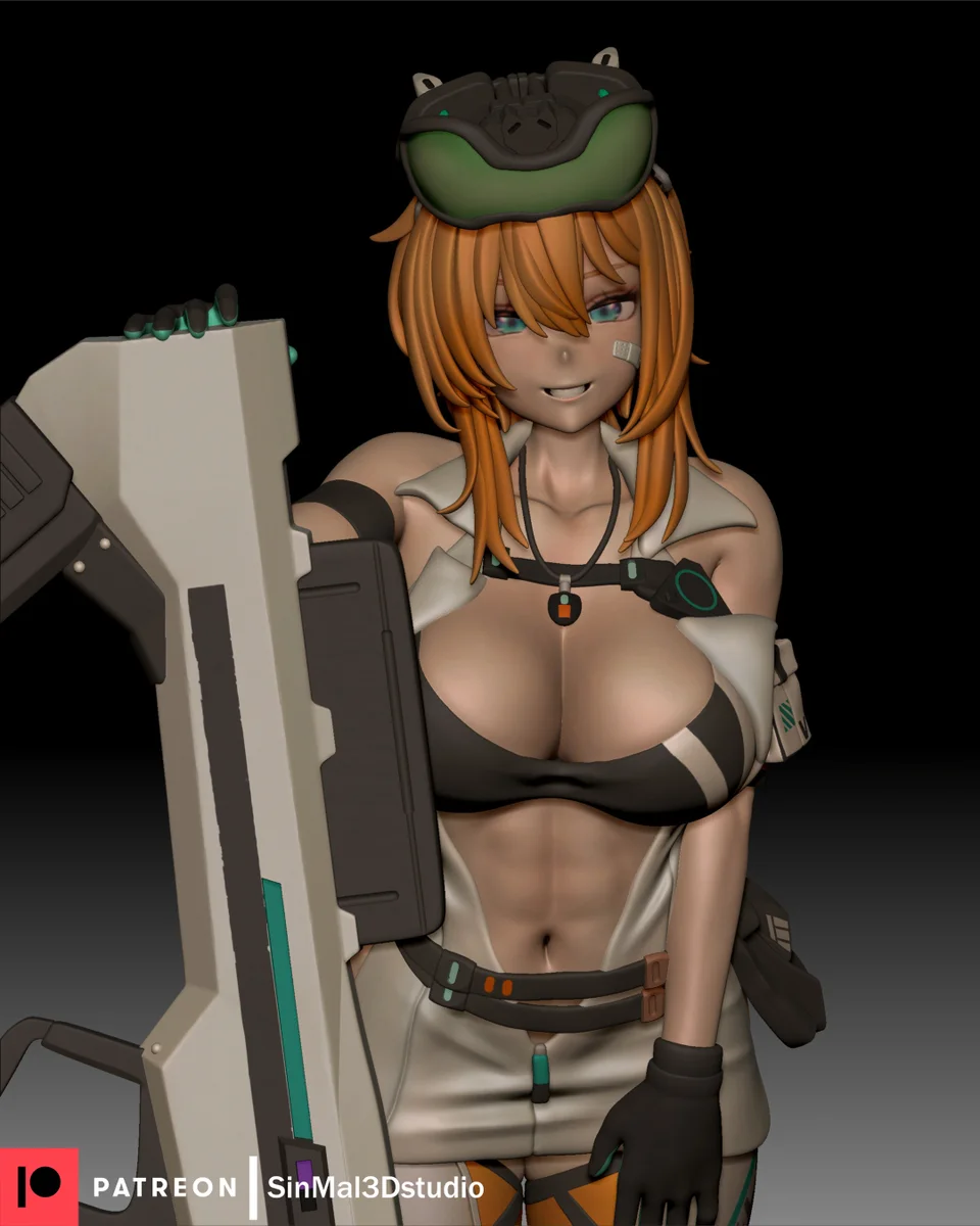 Maxwell | Fan Art | 3D Printed Resin Model Garage Kit | *Un-Painted* | Sin3Dstudio