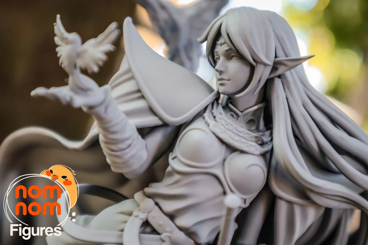 Deedlit | Fan Art | 3D Printed Resin Model Garage Kit | *Un-Painted* | Nomnom 9