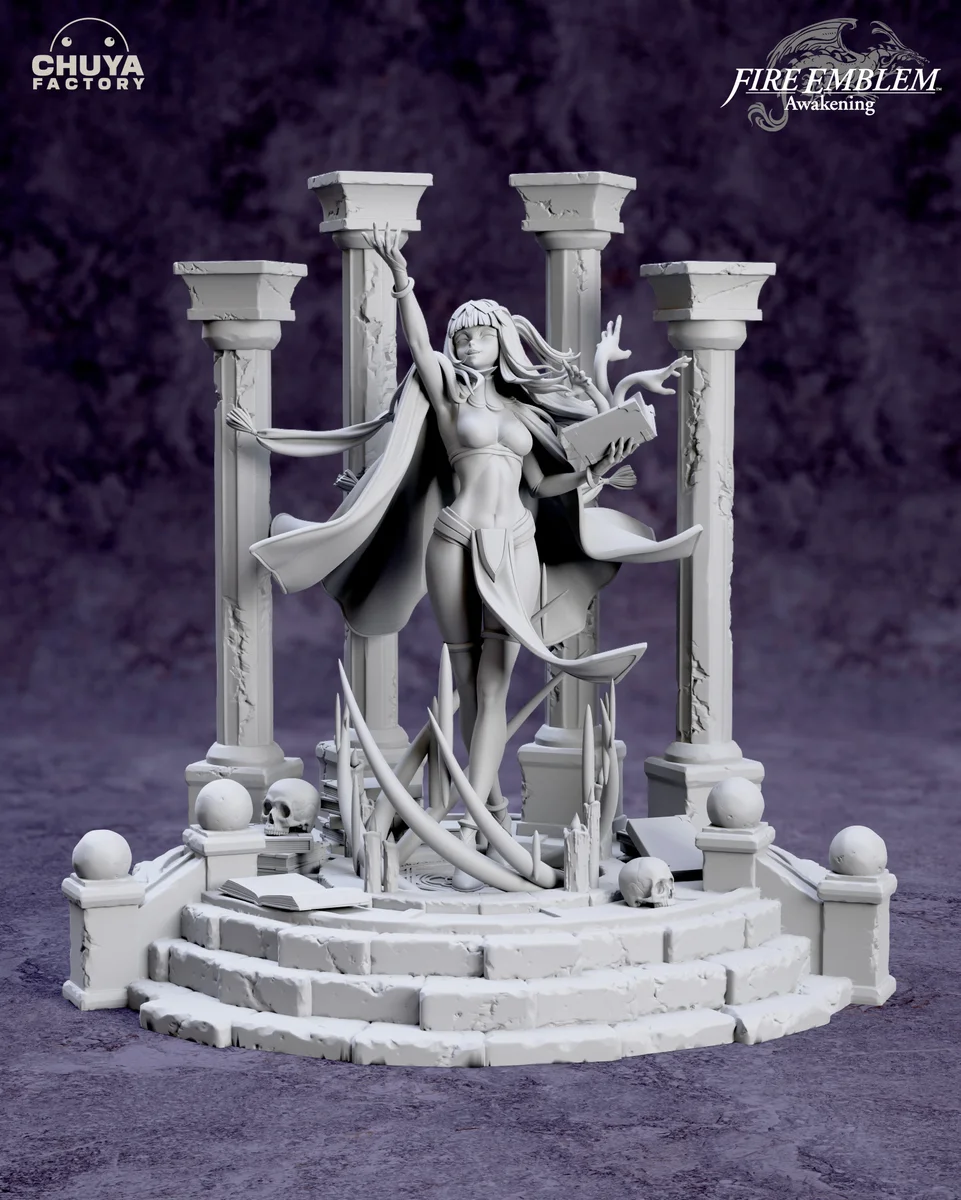 Tharja | Fan Art | 3D Printed Resin Model Garage Kit | *Un-Painted* | Chuya Factory 14