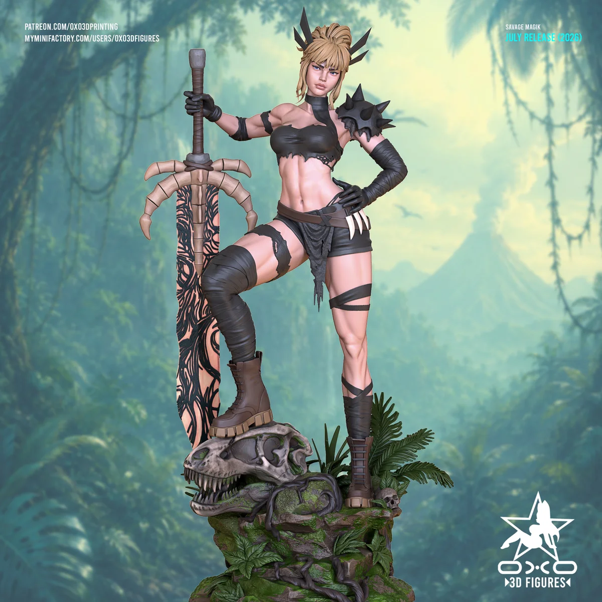 Savage Mag | Fan Art | 3D Printed Resin Model Garage Kit | *Un-Painted* | OXO3D 3