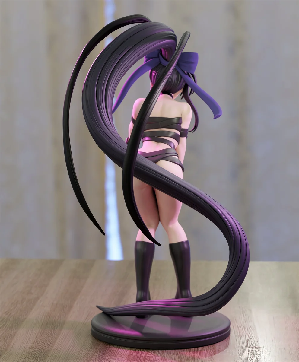 Akeno | Fan Art | 3D Printed Resin Model Garage Kit | *Un-Painted* | Momoji 4
