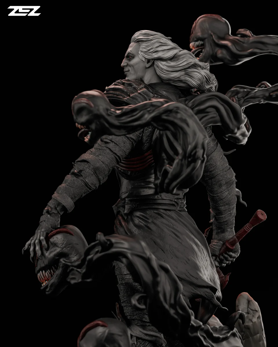 Knull | Fan Art | 3D Printed Resin Model Garage Kit | *Un-Painted* | ZEZ Studio 4