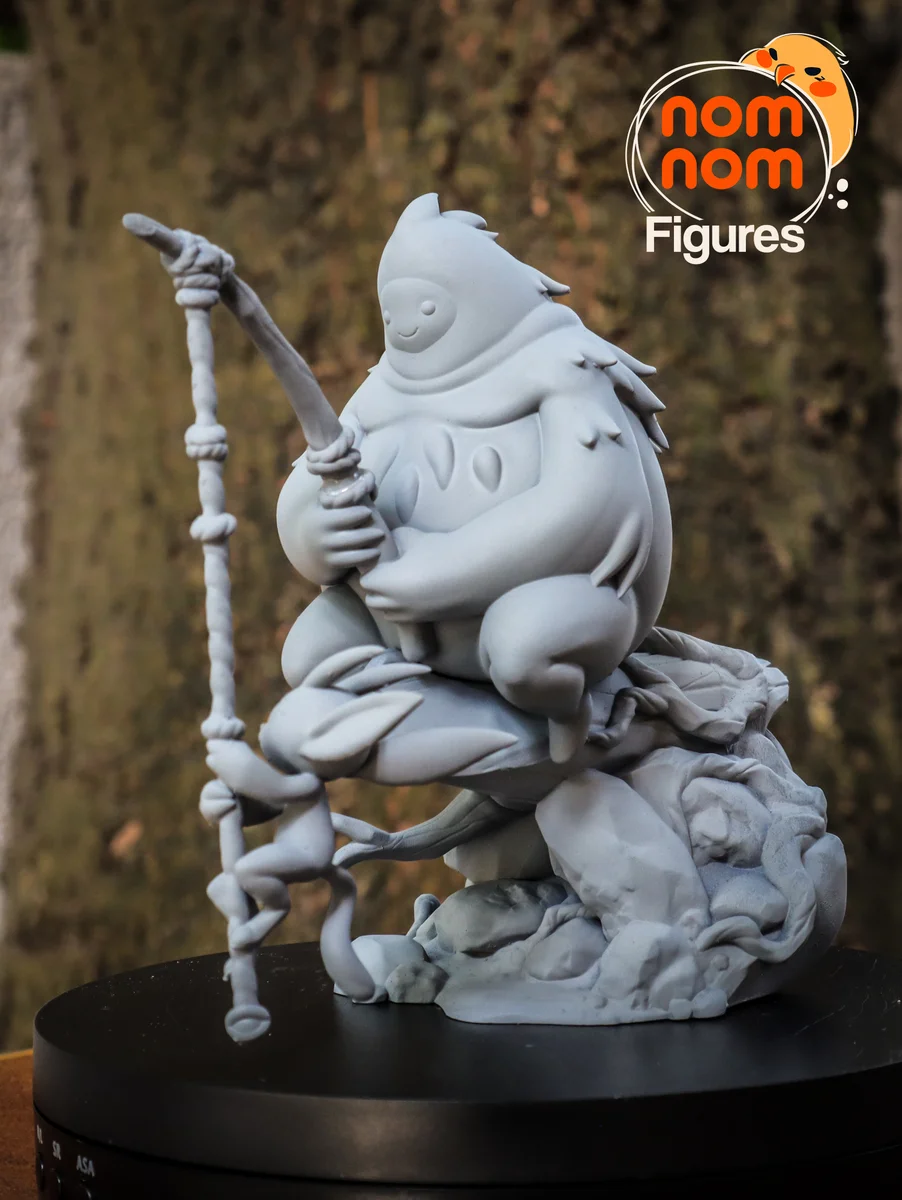Chibi Ori and Naru | Fan Art | 3D Printed Resin Model Garage Kit | *Un-Painted* | Nomnom 5