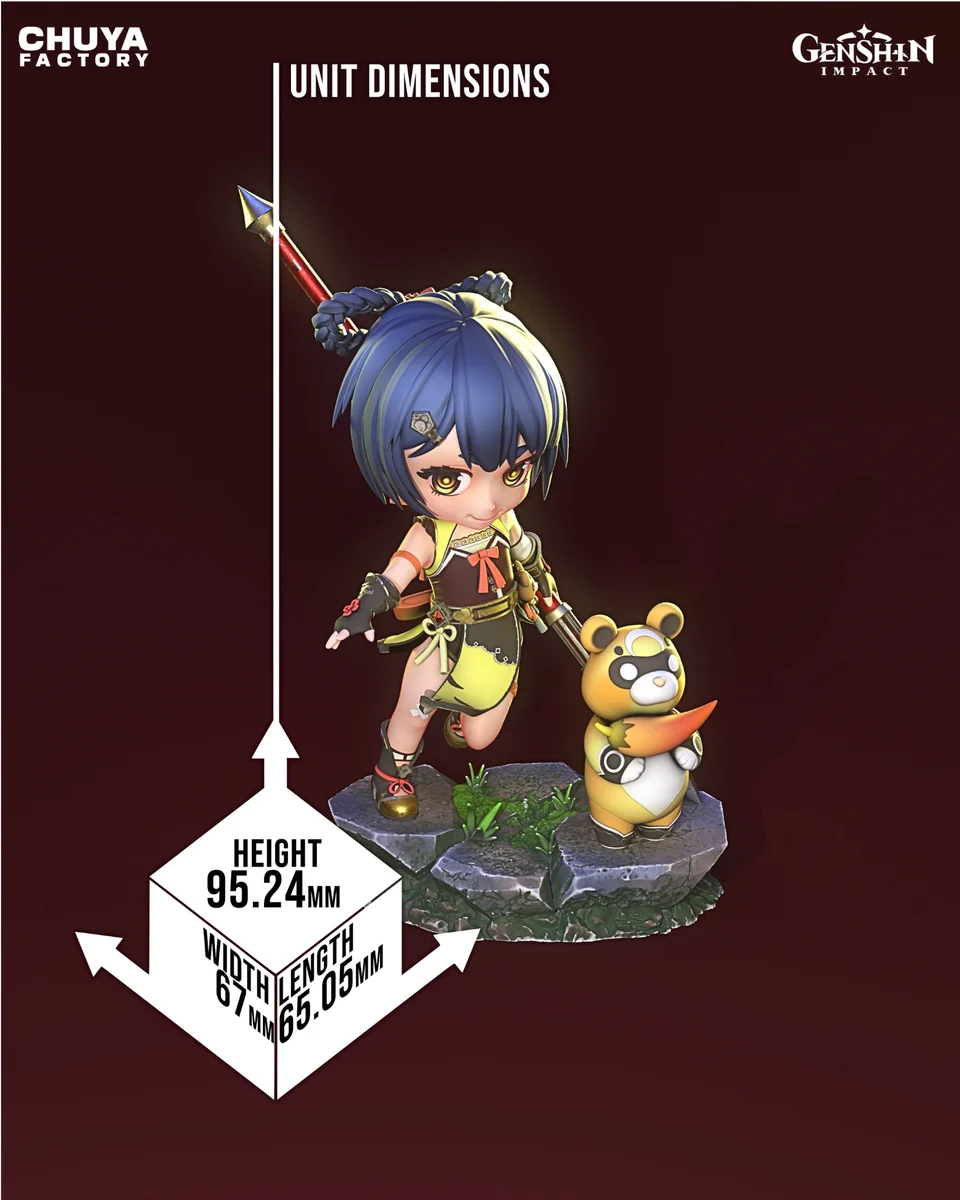 Chibi Xiangling | Fan Art | 3D Printed Resin Model Garage Kit | *Un-Painted* | Chuya Factory 16