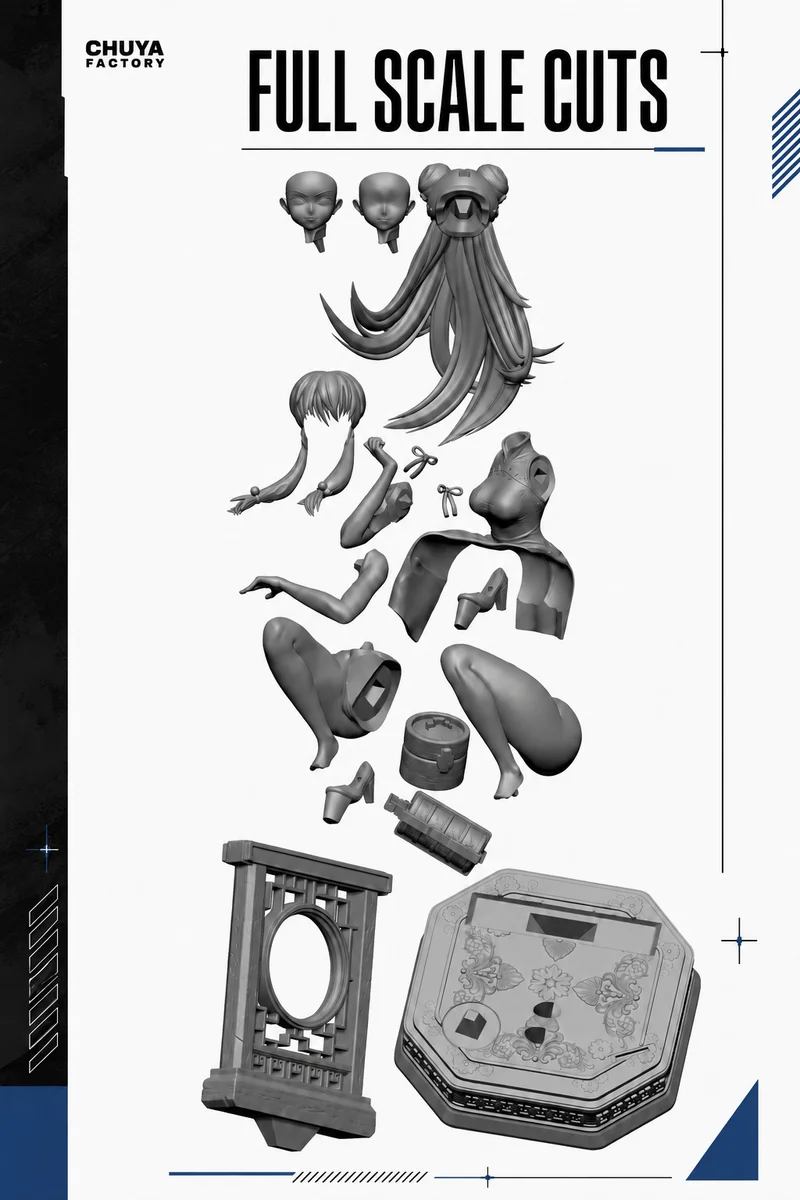 Shampoo | Fan Art | 3D Printed Resin Model Garage Kit | *Un-Painted* | Chuya Factory 14