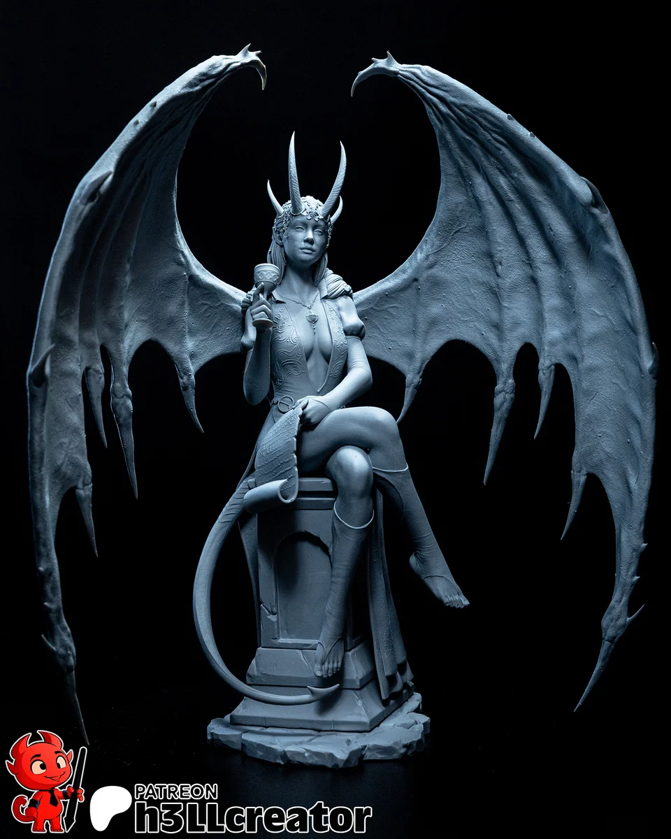Mizora | Fan Art | 3D Printed Resin Model Garage Kit | *Un-Painted* | H3LL Creator 3