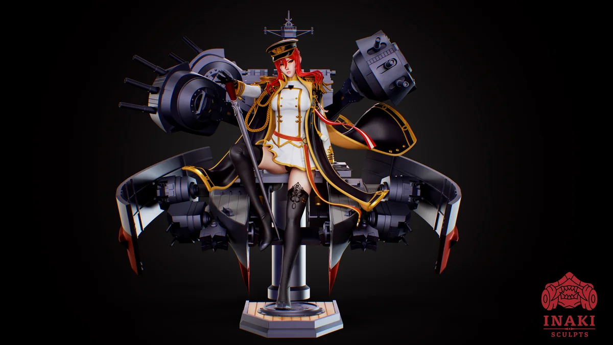 Monarch | Fan Art | 3D Printed Resin Model Garage Kit | *Un-Painted* | Inaki Sculpts 3