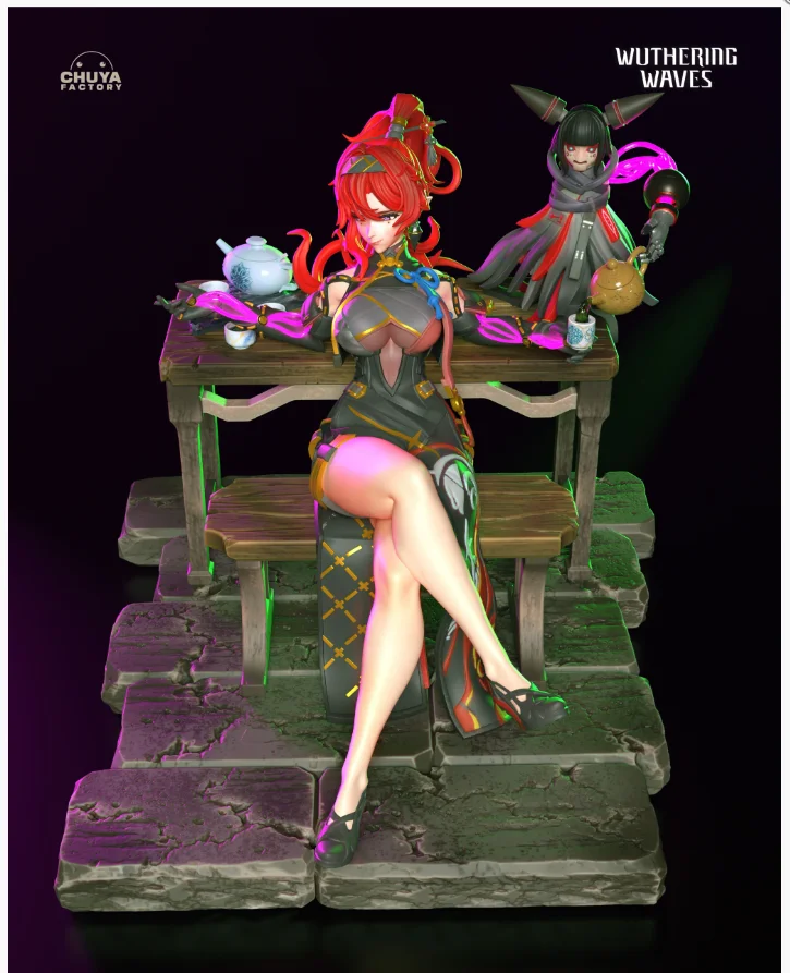 Yinlin | Fan Art | 3D Printed Resin Model Garage Kit | *Un-Painted* | Chuya Factory 4