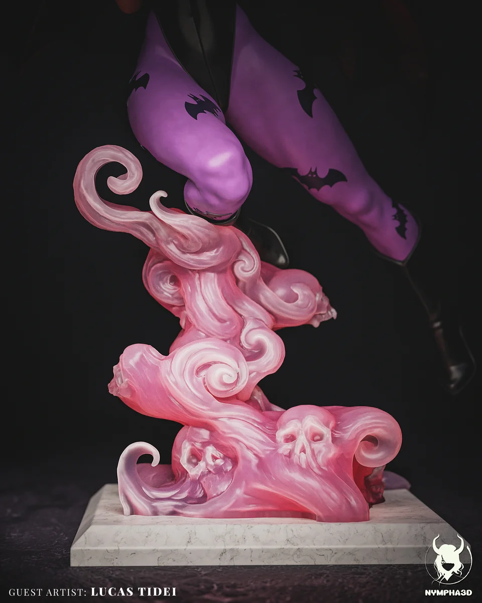Morrigan | Fan Art | 3D Printed Resin Model Garage Kit | *Un-Painted* | Nympha3D 7