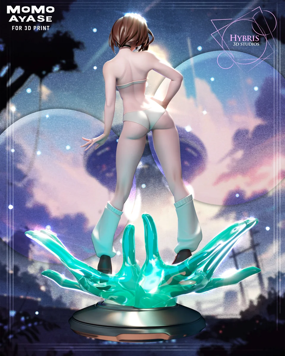 Momo Ayase | Fan Art | 3D Printed Resin Model Garage Kit | *Un-Painted* | Hybris Studios 10