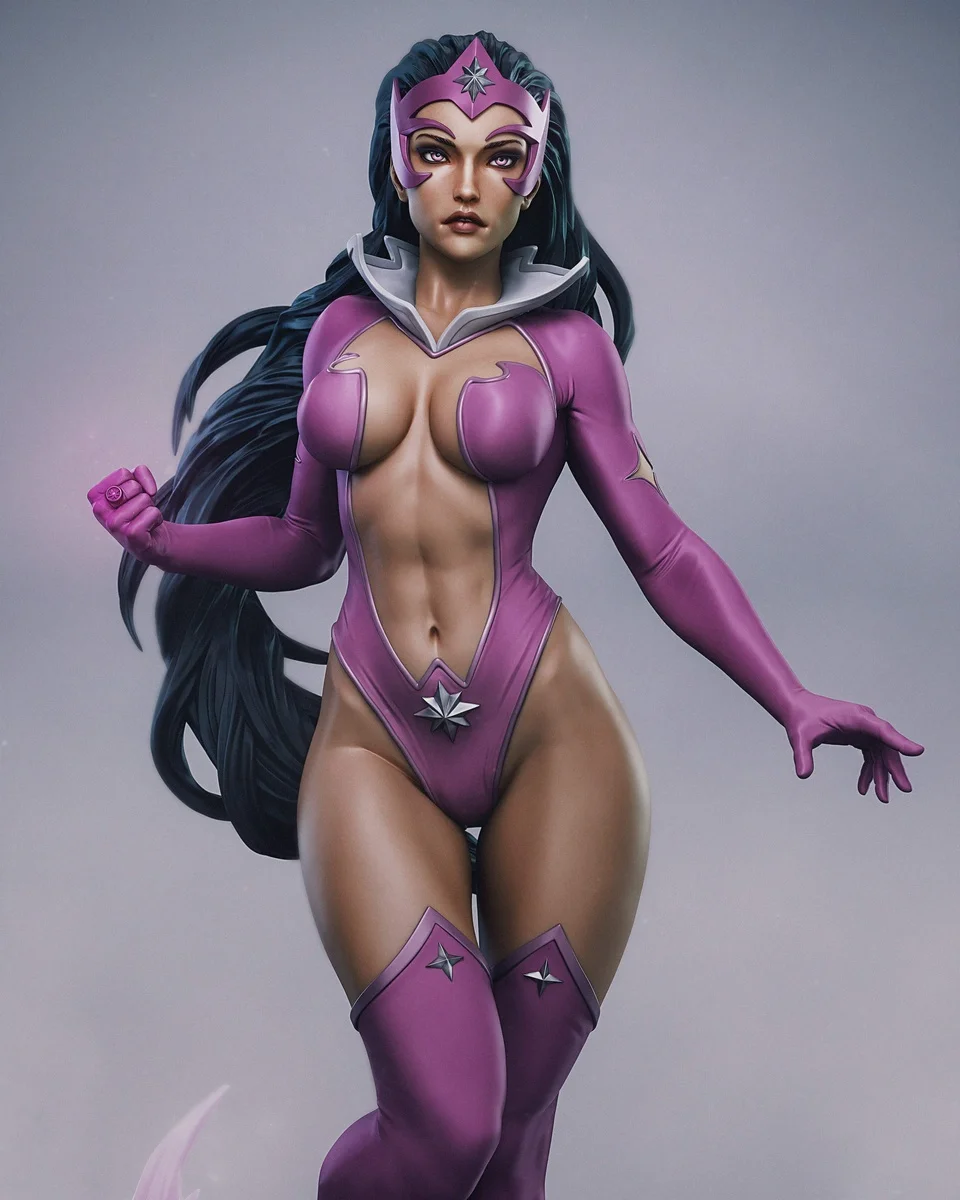Star Sapphire | Fan Art | 3D Printed Resin Model Garage Kit | *Un-Painted* | Abe3D 3