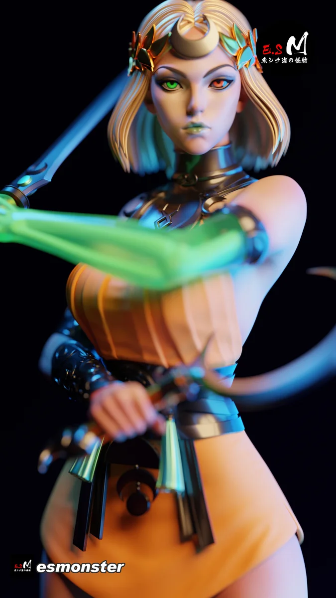 Melinoe | Fan Art | 3D Printed Resin Model Garage Kit | *Un-Painted* | ES Monster 8
