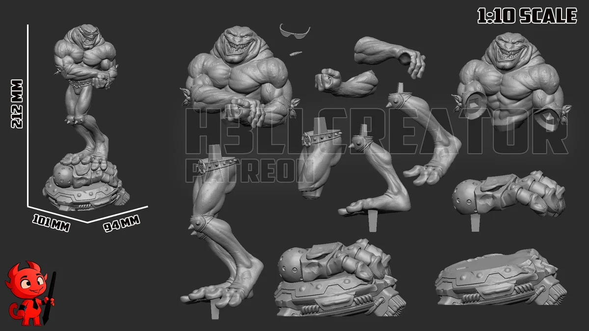 Rash | Fan Art | 3D Printed Resin Model Garage Kit | *Un-Painted* | H3LL Creator 13