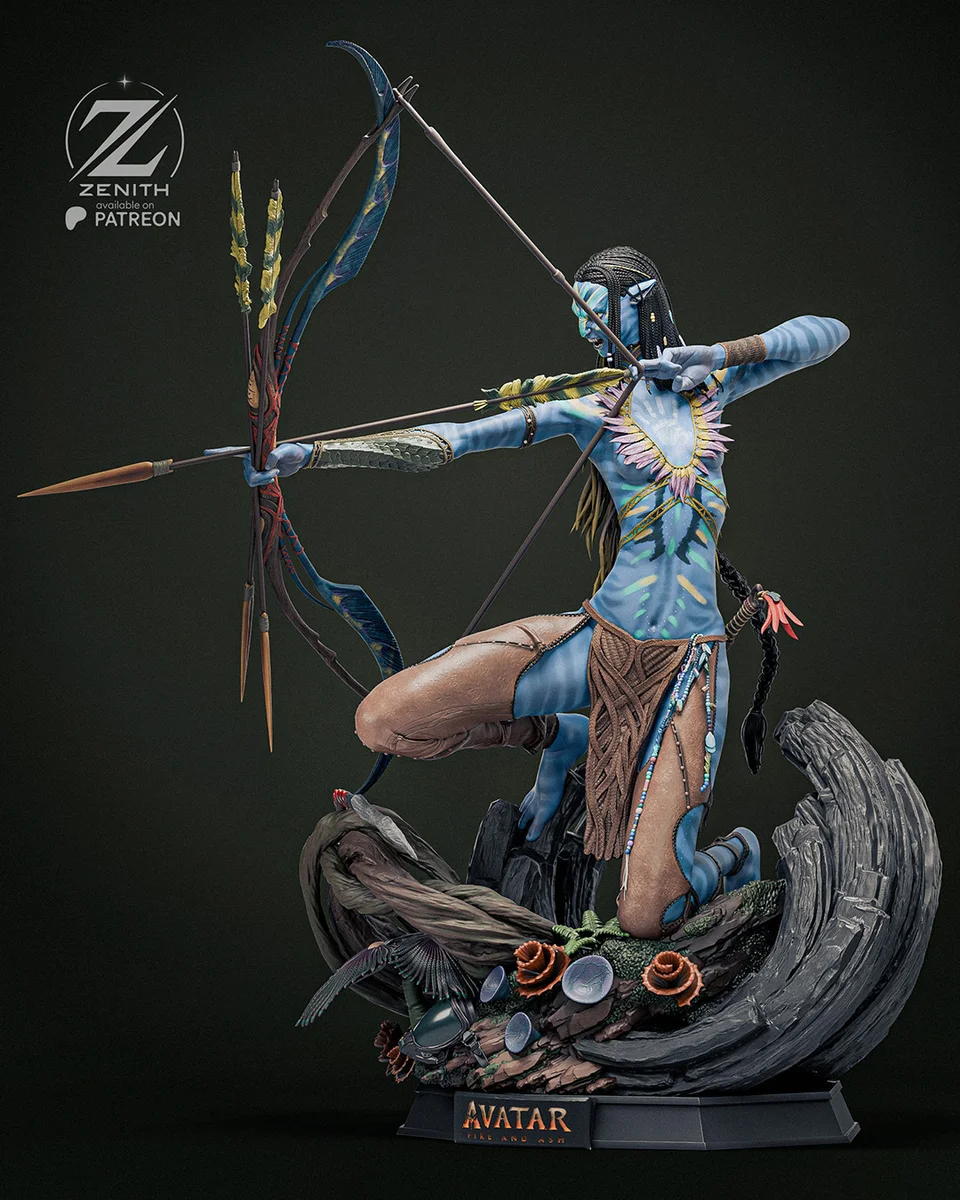 Neytiri | Fan Art | 3D Printed Resin Model Garage Kit | *Un-Painted* | Zenith Studios 6