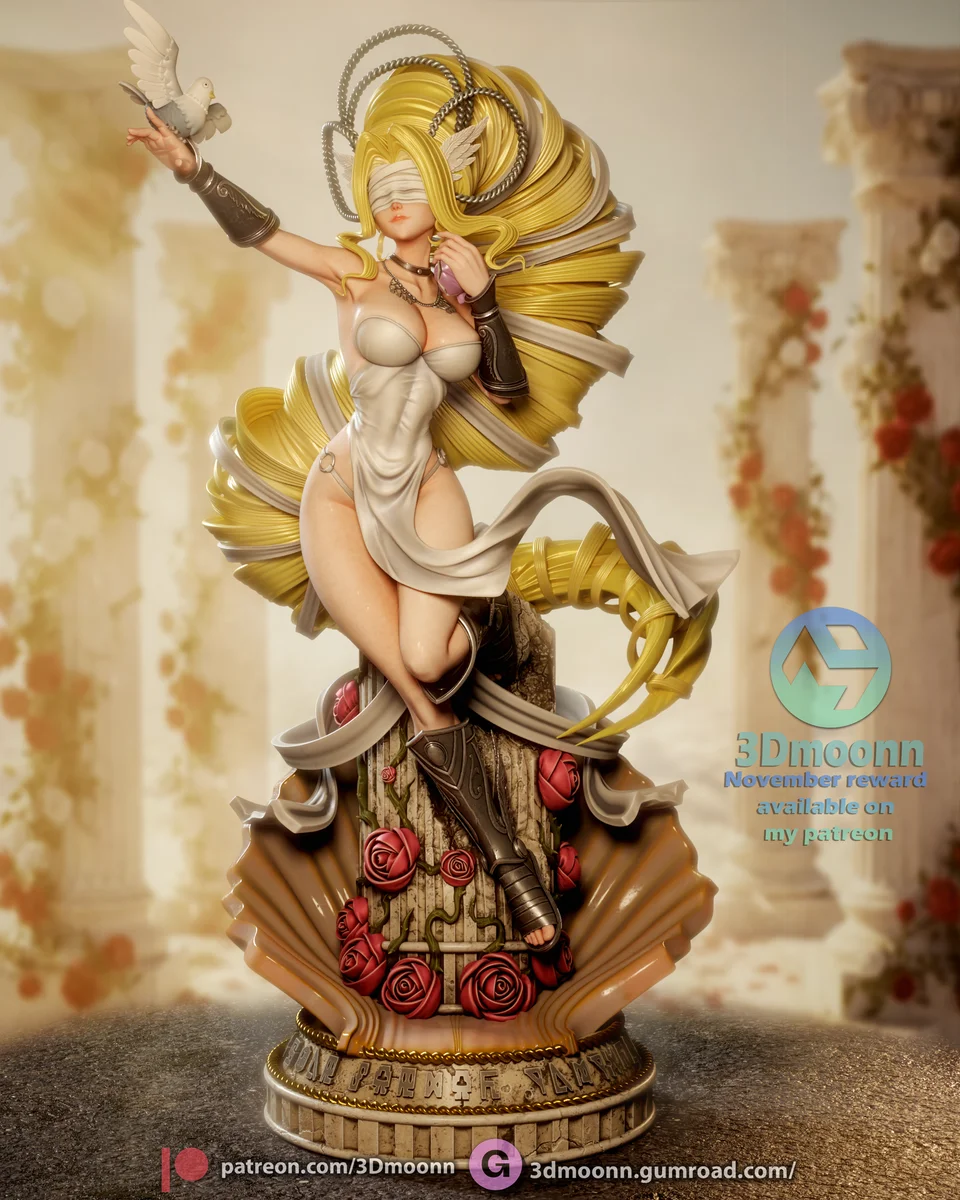 Venusmon | Fan Art | 3D Printed Resin Model Garage Kit | *Un-Painted* | 3DMoonn 8