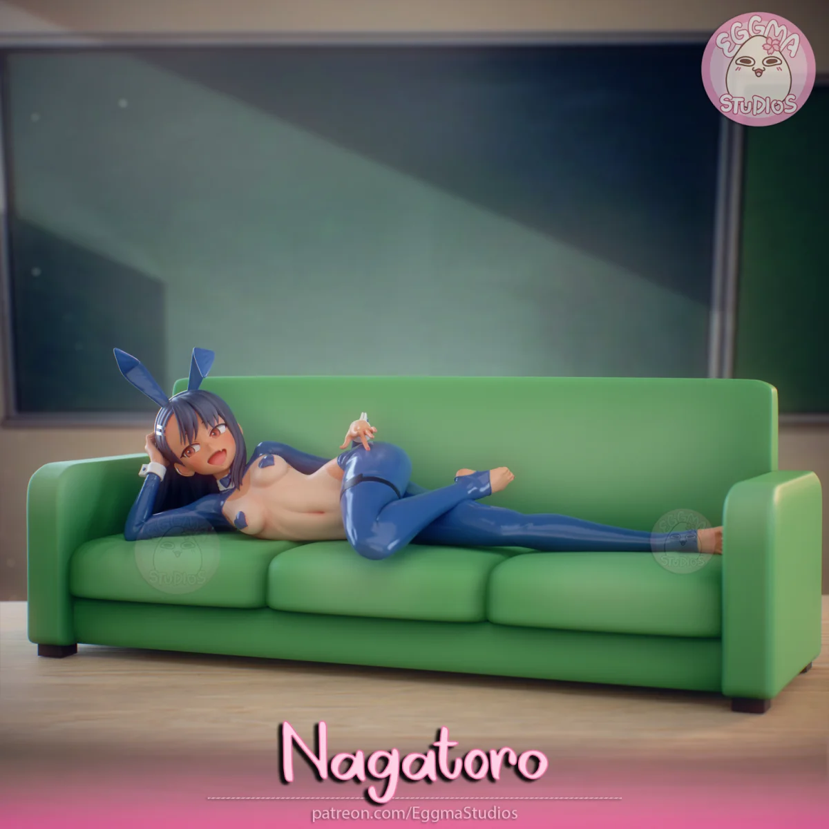 Nagatoro | Fan Art | 3D Printed Resin Model Garage Kit | *Un-Painted* | EggmaStudios 4