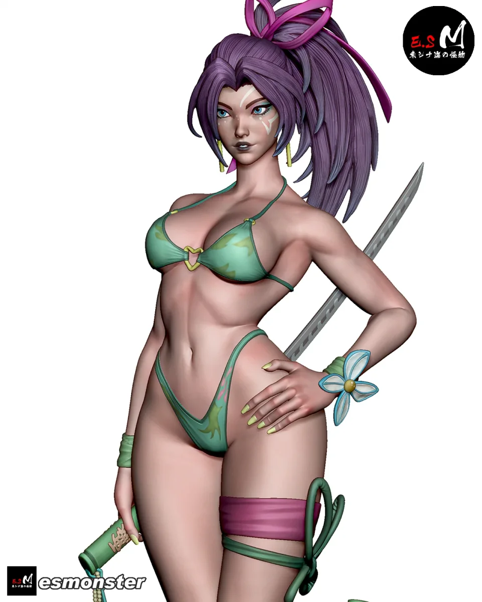 Psylocke (Summer) Pose 2 | Fan Art | 3D Printed Resin Model Garage Kit | *Un-Painted* | ES Monster 5