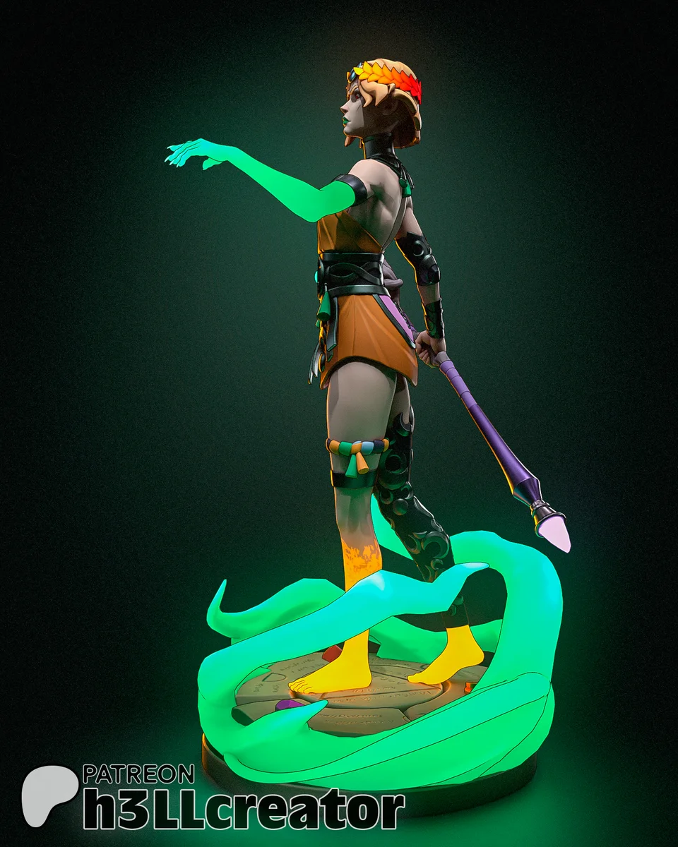 Melinoe | Fan Art | 3D Printed Resin Model Garage Kit | *Un-Painted* | H3LL Creator 3