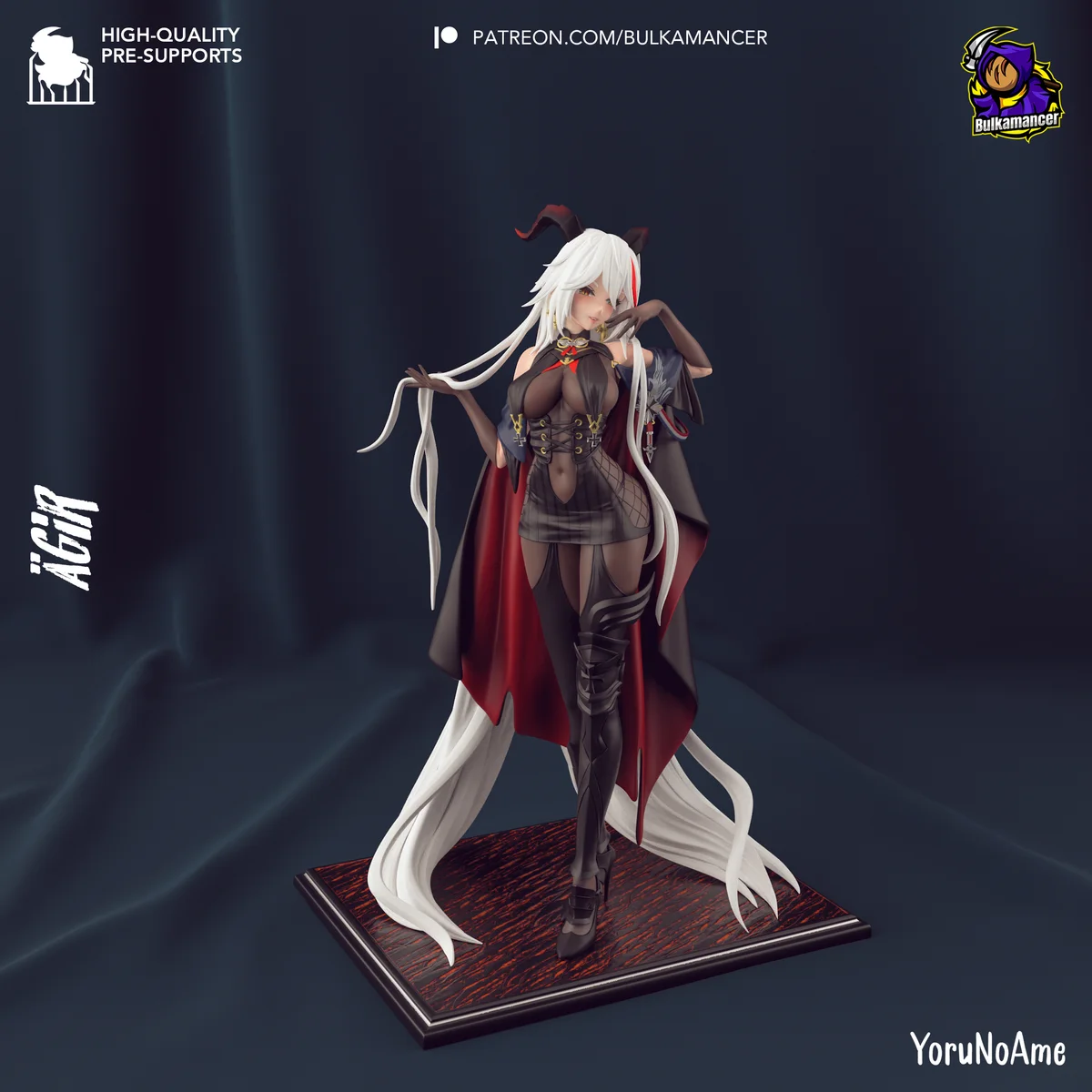 Agir | Fan Art | 3D Printed Resin Model Garage Kit | *Un-Painted* | Bulkamancer 3