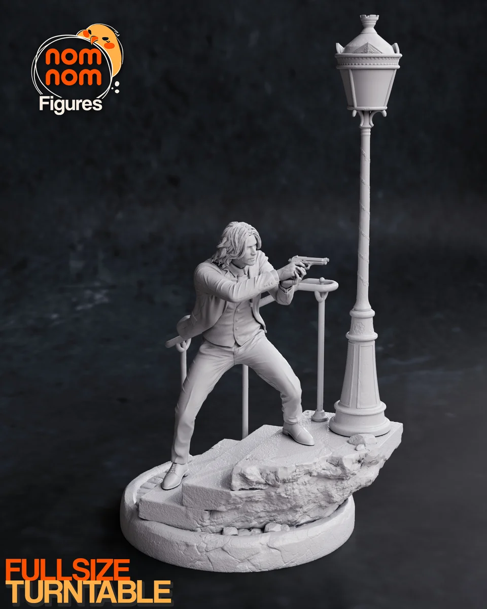 John Wick | Fan Art | 3D Printed Resin Model Garage Kit | *Un-Painted* | Nomnom 8