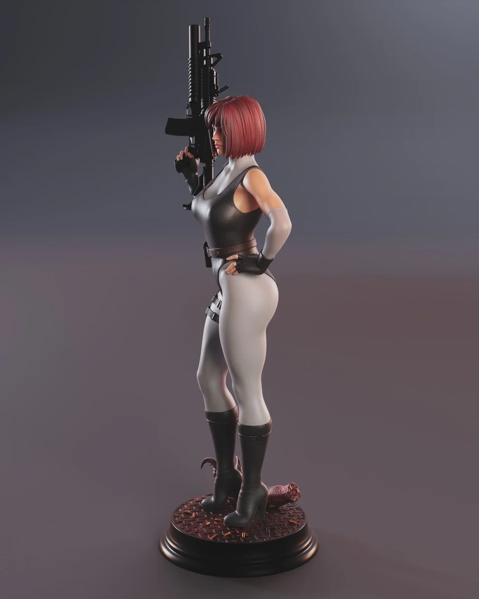 Regina | Fan Art | 3D Printed Resin Model Garage Kit | *Un-Painted* | Abe3D 4