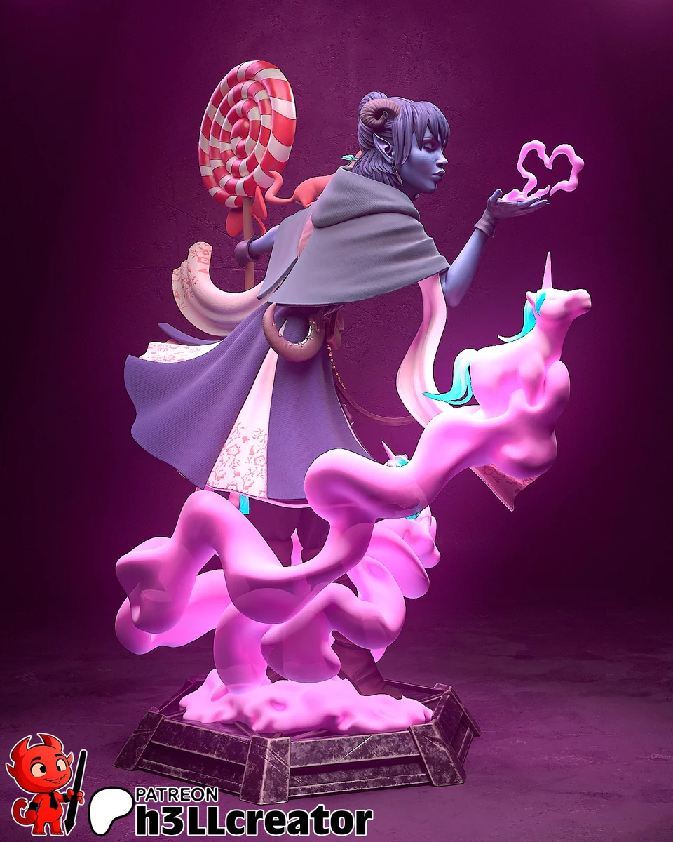 Jester Lavorre | Fan Art | 3D Printed Resin Model Garage Kit | *Un-Painted* | H3LL Creator 5