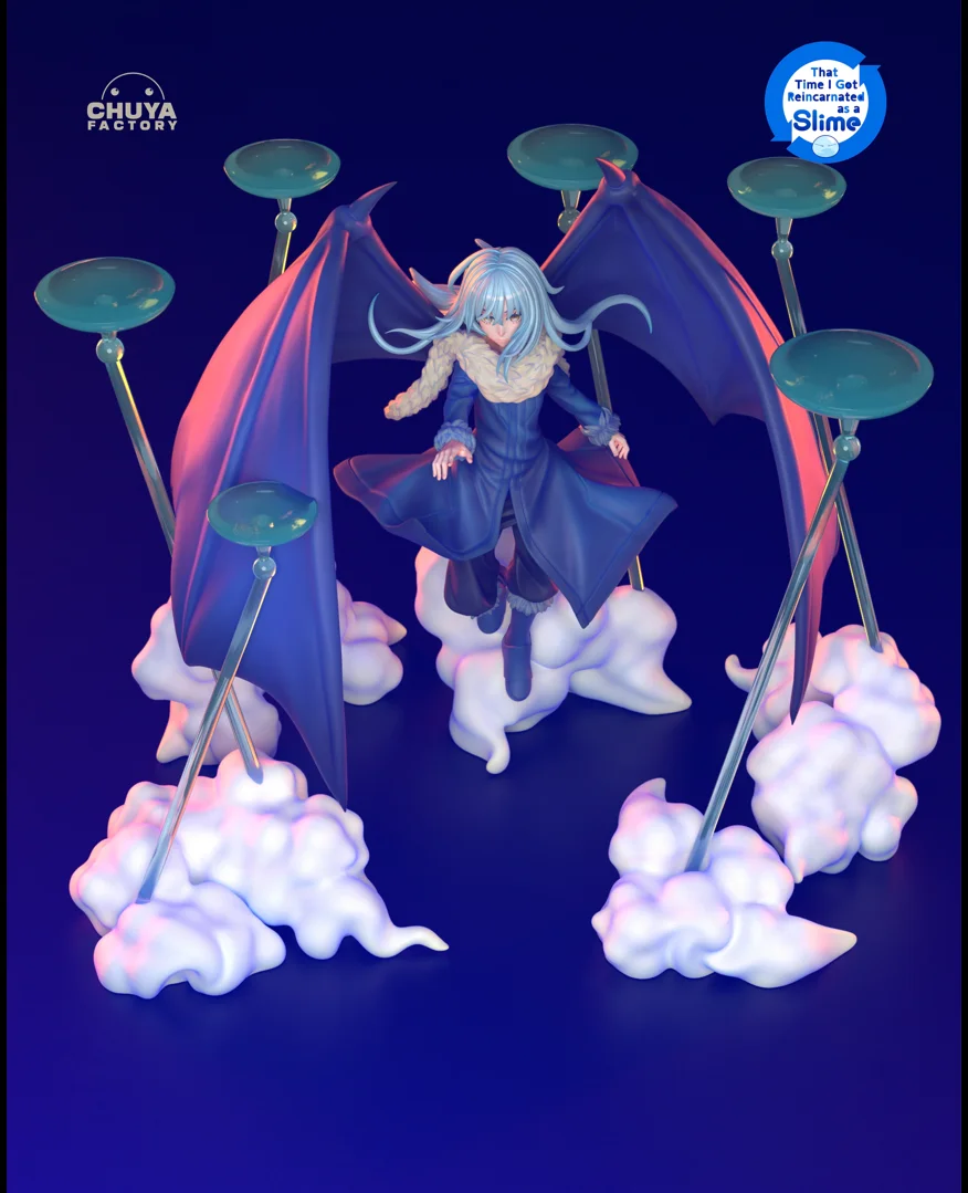 Rimuru Tempest | Fan Art | 3D Printed Resin Model Garage Kit | *Un-Painted* | Chuya Factory 4