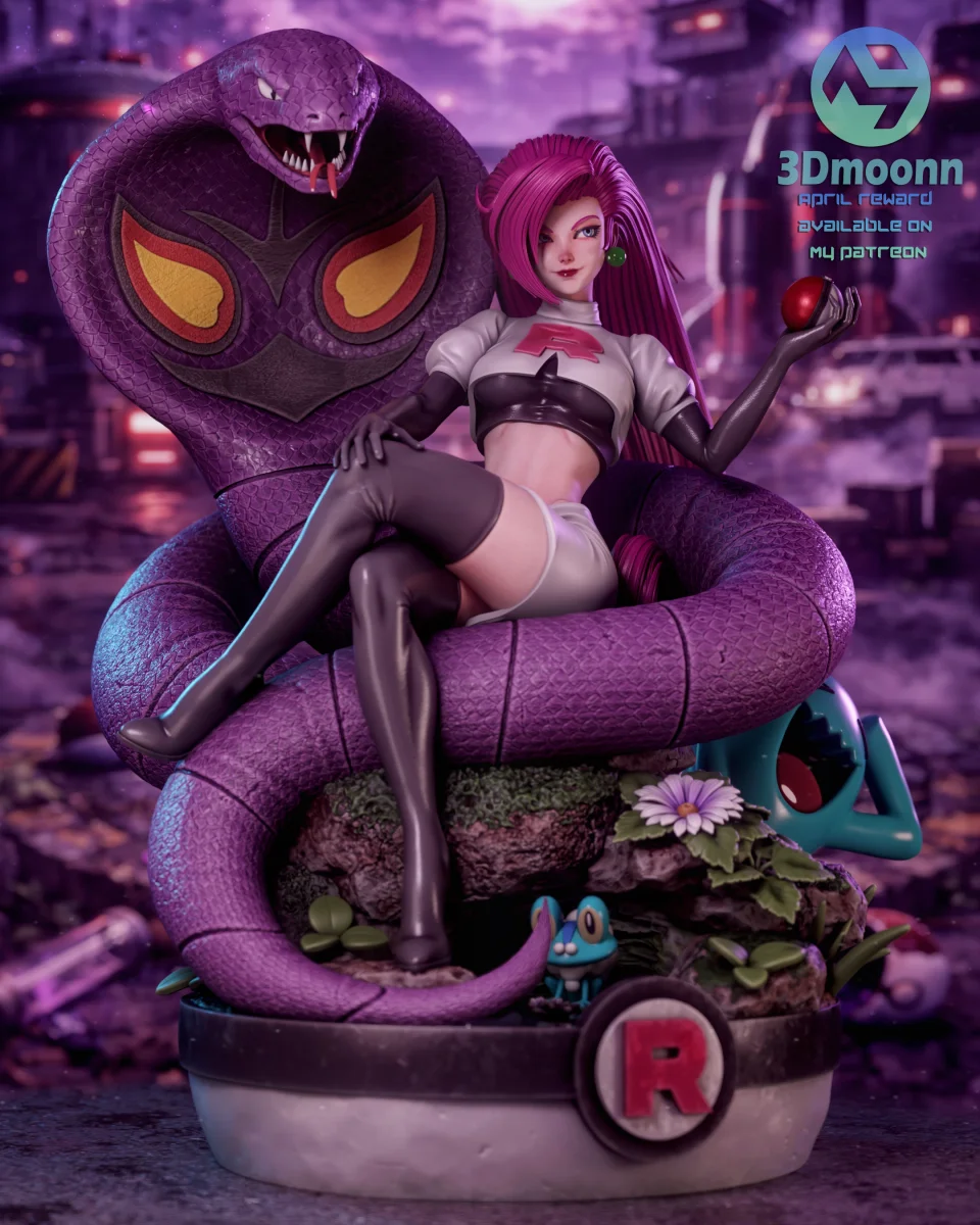 Jessie | Fan Art | 3D Printed Resin Model Garage Kit | *Un-Painted* | 3DMoonn 3