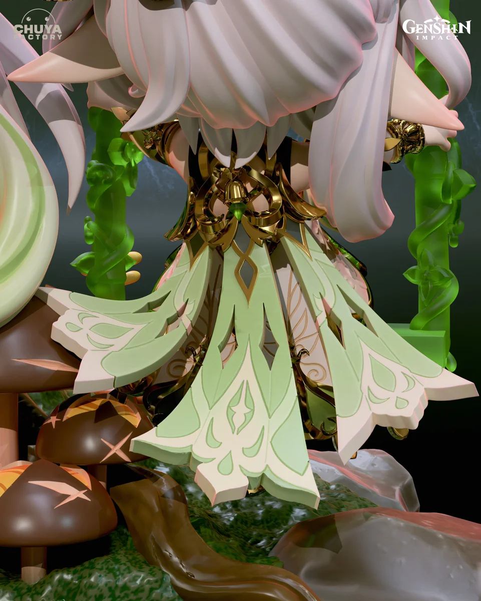 Chibi Nahida | Fan Art | 3D Printed Resin Model Garage Kit | *Un-Painted* | Chuya Factory 7