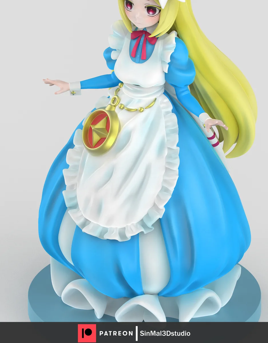 Alice | Fan Art | 3D Printed Resin Model Garage Kit | *Un-Painted* | Sin3Dstudio 3