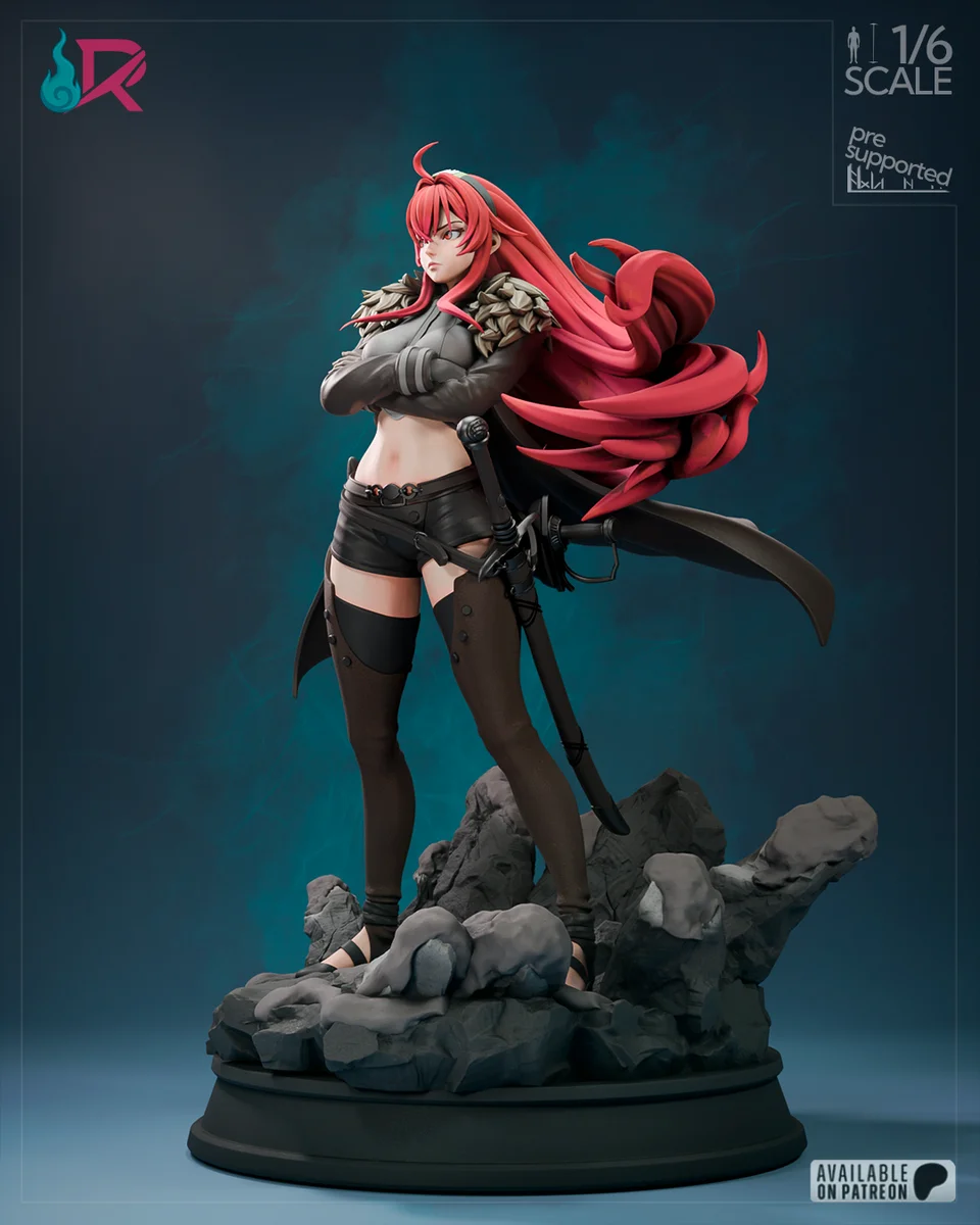 Eris Greyrat | Fan Art | 3D Printed Resin Model Garage Kit | *Un-Painted* | Rechtag 5