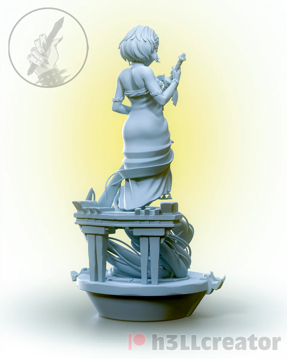 Zelda | Fan Art | 3D Printed Resin Model Garage Kit | *Un-Painted* | H3LL Creator 10