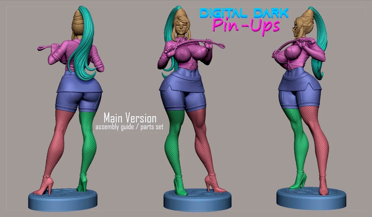 Bayonetta | Fan Art | 3D Printed Resin Model Garage Kit | *Un-Painted* | Digital Dark 5