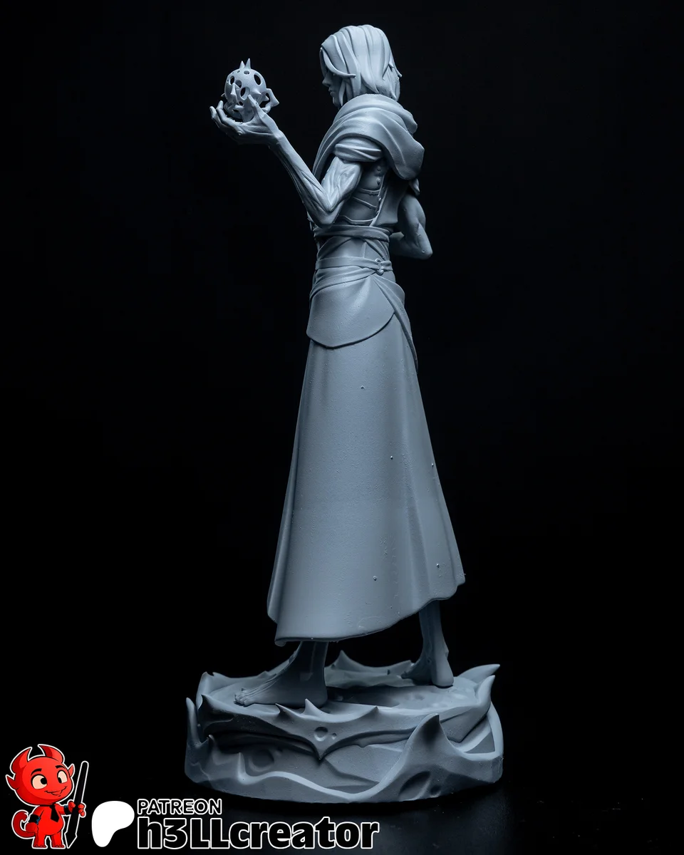 Progressive Healer | Fan Art | 3D Printed Resin Model Garage Kit | *Un-Painted* | H3LL Creator 10