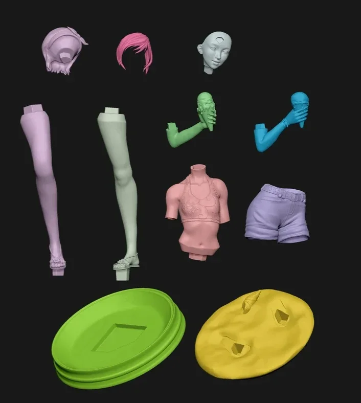 Yuffie | Fan Art | 3D Printed Resin Model Garage Kit | *Un-Painted* | Nympha3D 5