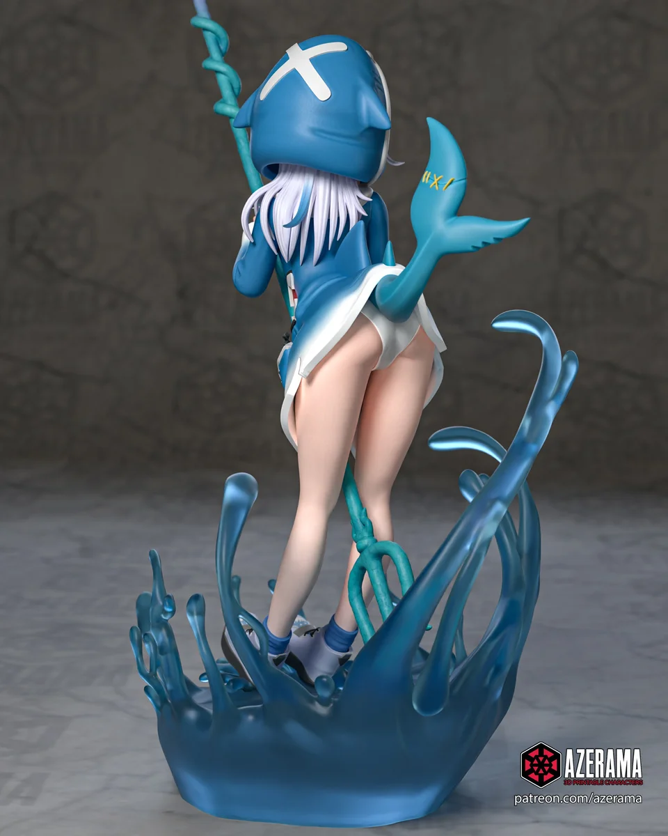 Virtual Girl | Fan Art | 3D Printed Resin Model Garage Kit | *Un-Painted* | Azerama 2