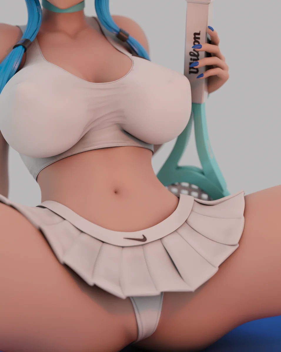 St Luis - Tennis | Fan Art | 3D Printed Resin Model Garage Kit | *Un-Painted* | Momoji 4