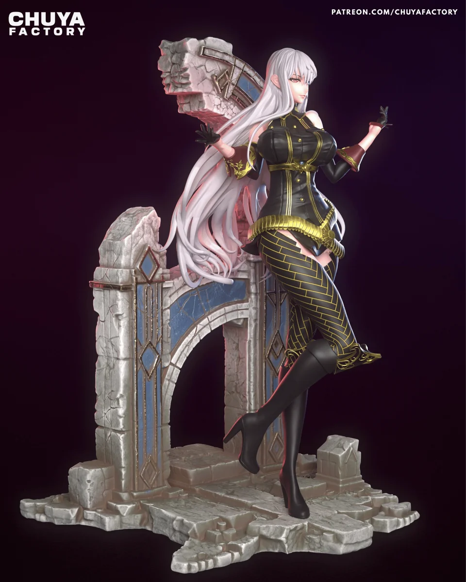 Selvaria Bles | Fan Art | 3D Printed Resin Model Garage Kit | *Un-Painted* | Chuya Factory 3