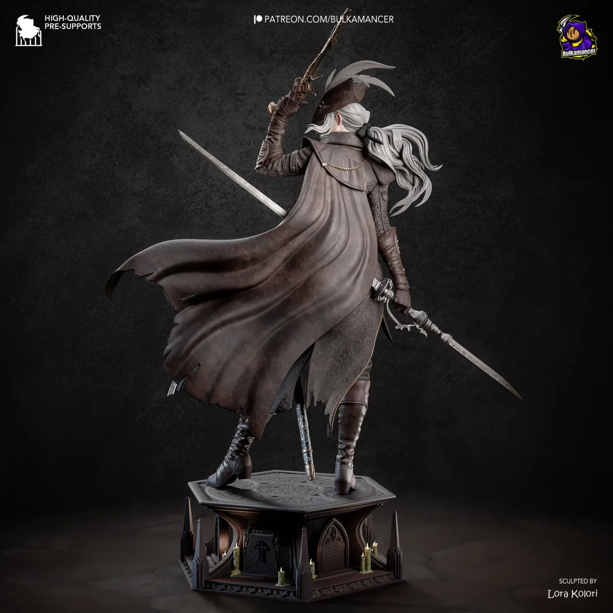Lady Maria | Fan Art | 3D Printed Resin Model Garage Kit | *Un-Painted* | Bulkamancer 3