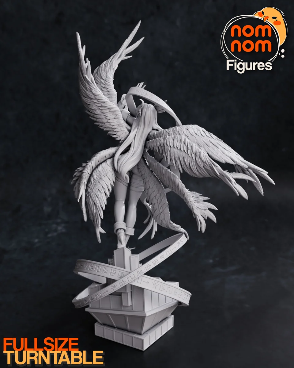 Angewomon | Fan Art | 3D Printed Resin Model Garage Kit | *Un-Painted* | Nomnom 5