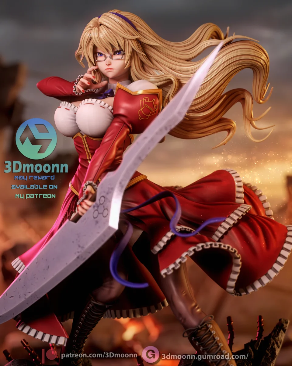 Satellizer L Bridget | Fan Art | 3D Printed Resin Model Garage Kit | *Un-Painted* | 3DMoonn 8