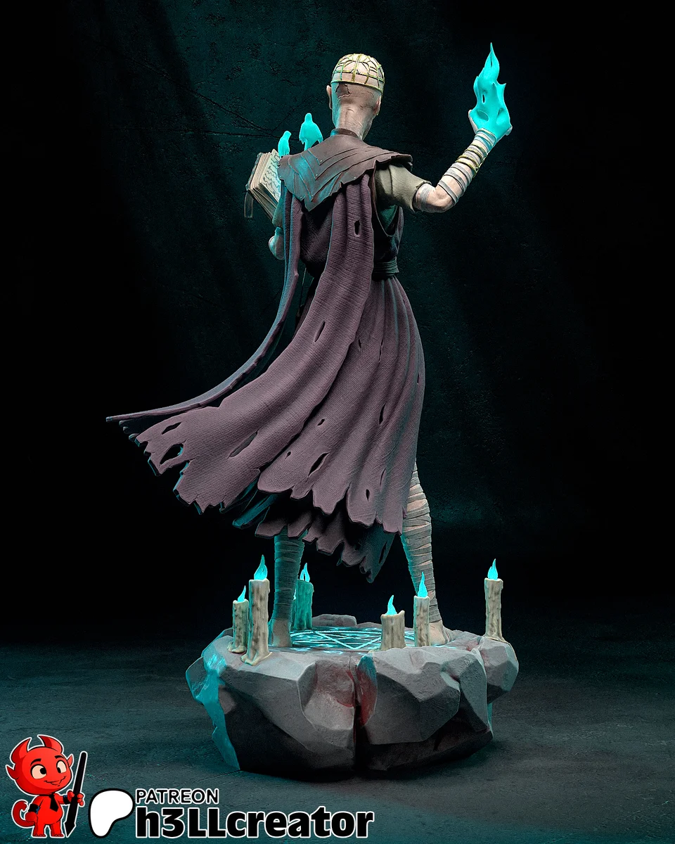 Withers | Fan Art | 3D Printed Resin Model Garage Kit | *Un-Painted* | H3LL Creator 8