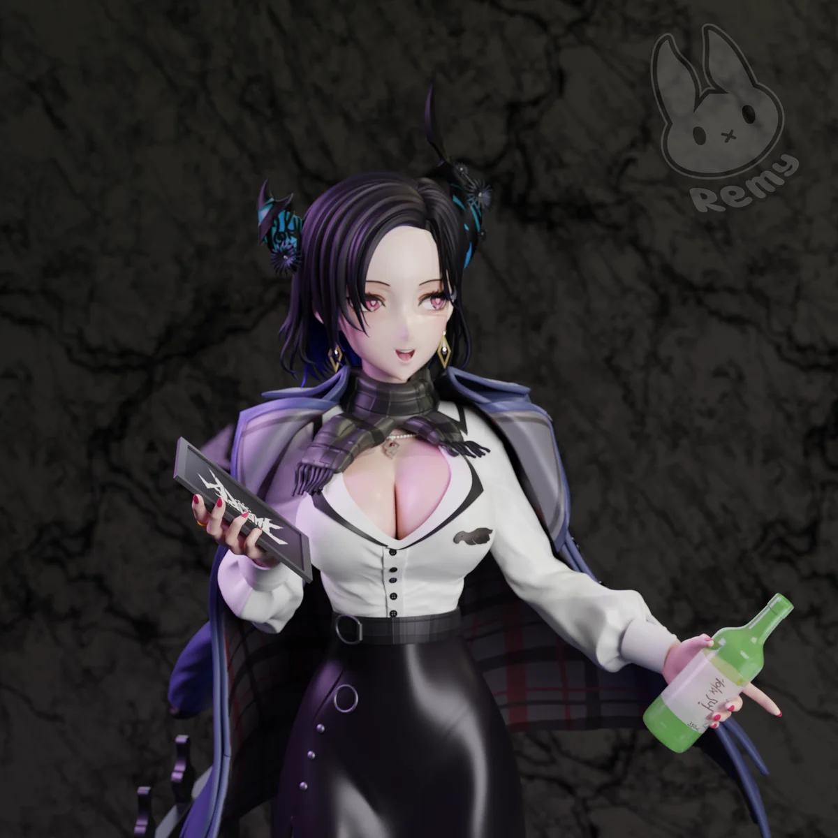 Nerissa Ravencroft | Fan Art | 3D Printed Resin Model Garage Kit | *Un-Painted* | Remy Sculpts