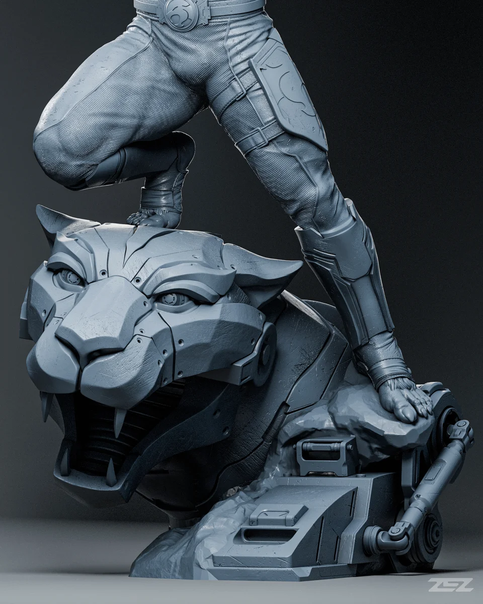 Lion-O | Fan Art | 3D Printed Resin Model Garage Kit | *Un-Painted* | ZEZ Studio 13