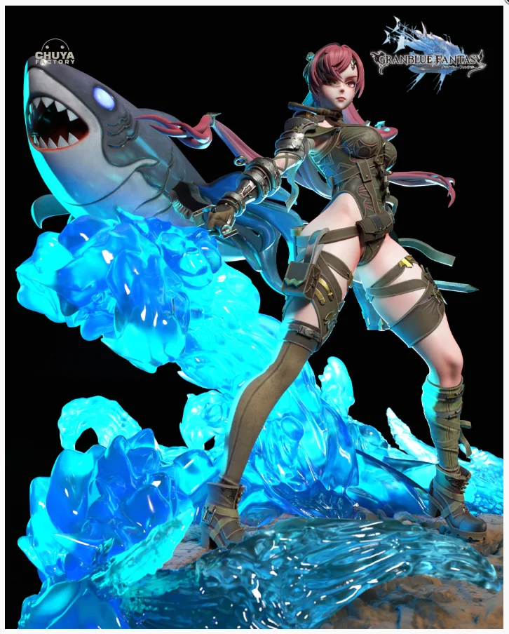 Meg | Fan Art | 3D Printed Resin Model Garage Kit | *Un-Painted* | Chuya Factory 9