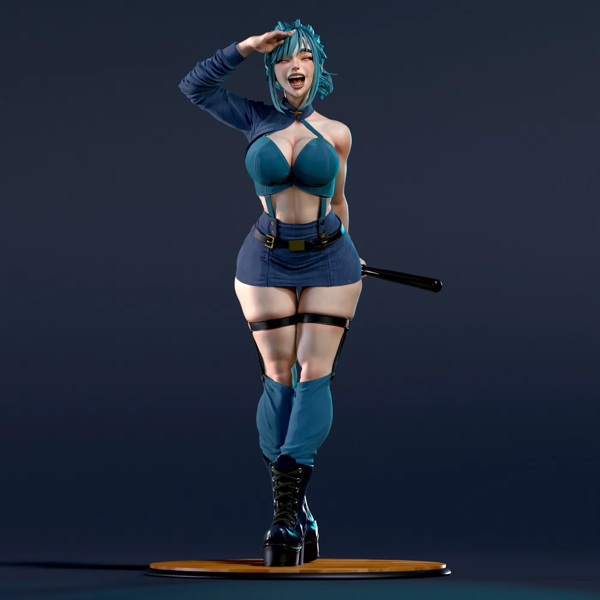 Bufelia - Waifumon | Fan Art | 3D Printed Resin Model Garage Kit | *Un-Painted* | SiryllArt 3
