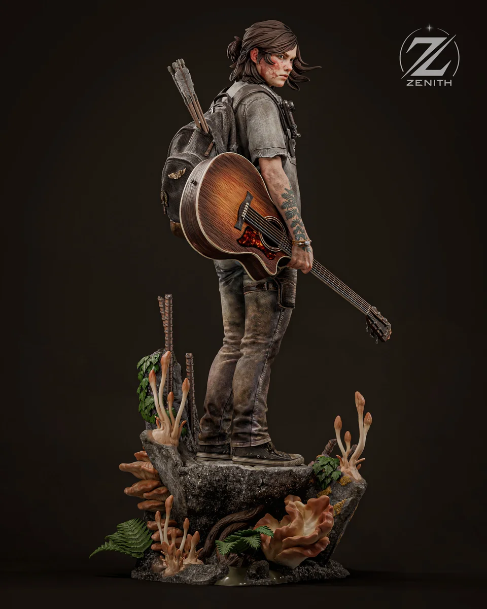 Ellie Willians | Fan Art | 3D Printed Resin Model Garage Kit | *Un-Painted* | Zenith Studios 3