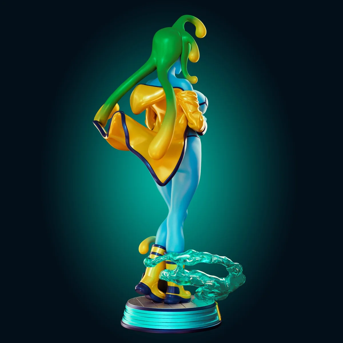 Suu | Fan Art | 3D Printed Resin Model Garage Kit | *Un-Painted* | Officer Rhu 3