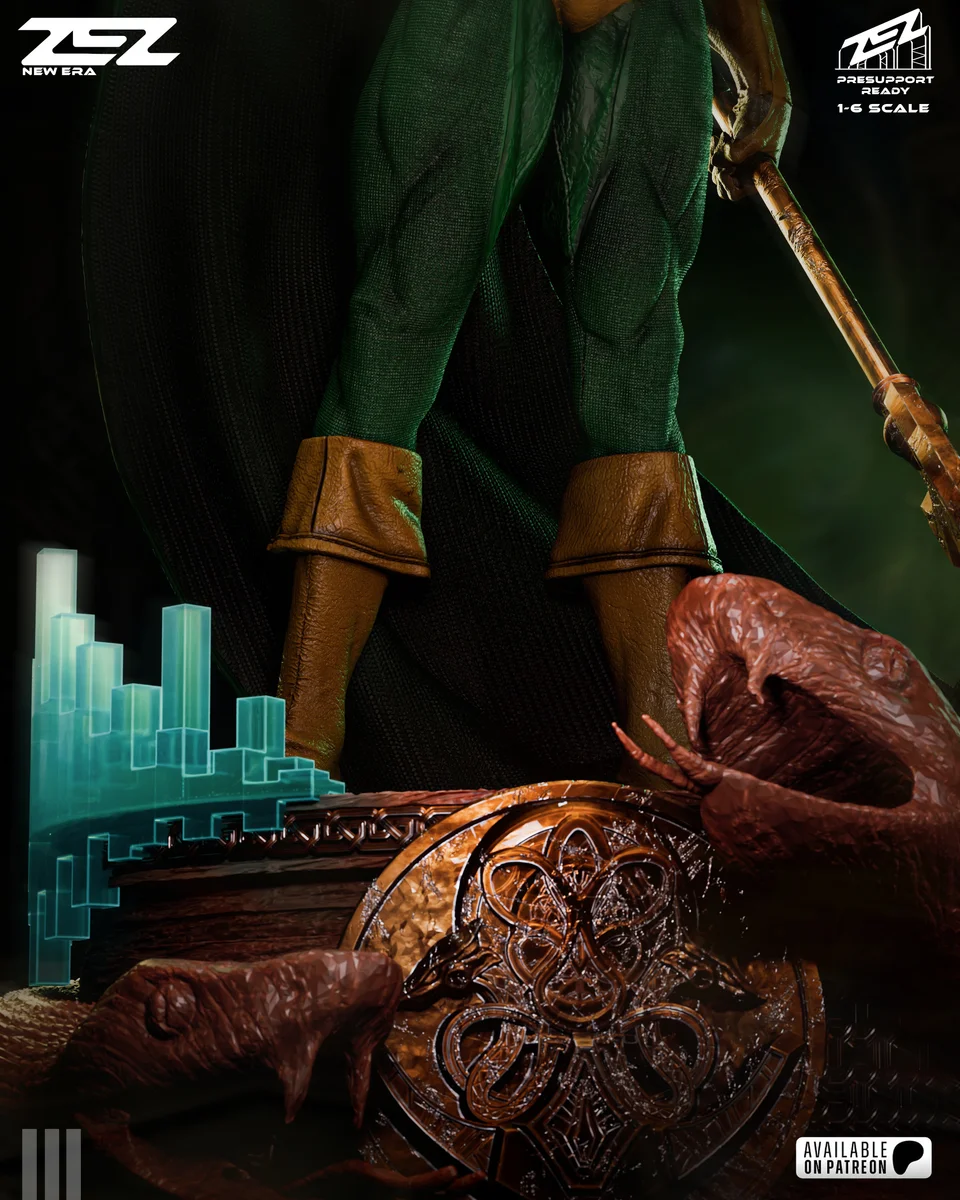 Loki Museum | Fan Art | 3D Printed Resin Model Garage Kit | *Un-Painted* | ZEZ Studio 8